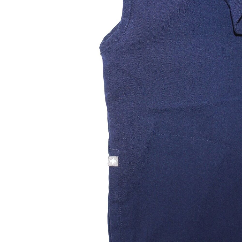 Figs XL Rafaela Navy Blue Sleeveless Scrub Top Vest Medical Nurse Vet EMS - Picture 9 of 10